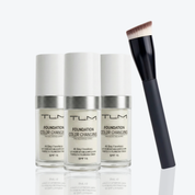 KIT Base TLM + Pincel Angular Profissional | Ajuste Personalizado ao Seu Tom