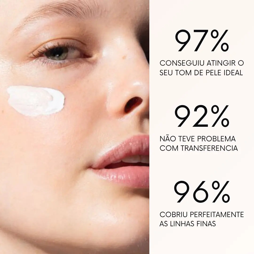 KIT Base TLM + Pincel Angular Profissional | Ajuste Personalizado ao Seu Tom