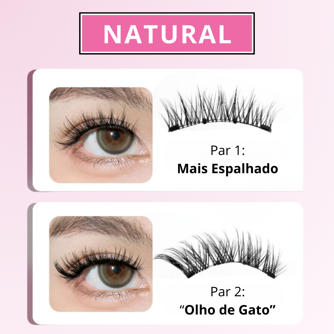 Aurea Lashes | Cílios Magnéticos (Com Aplicador Grátis)