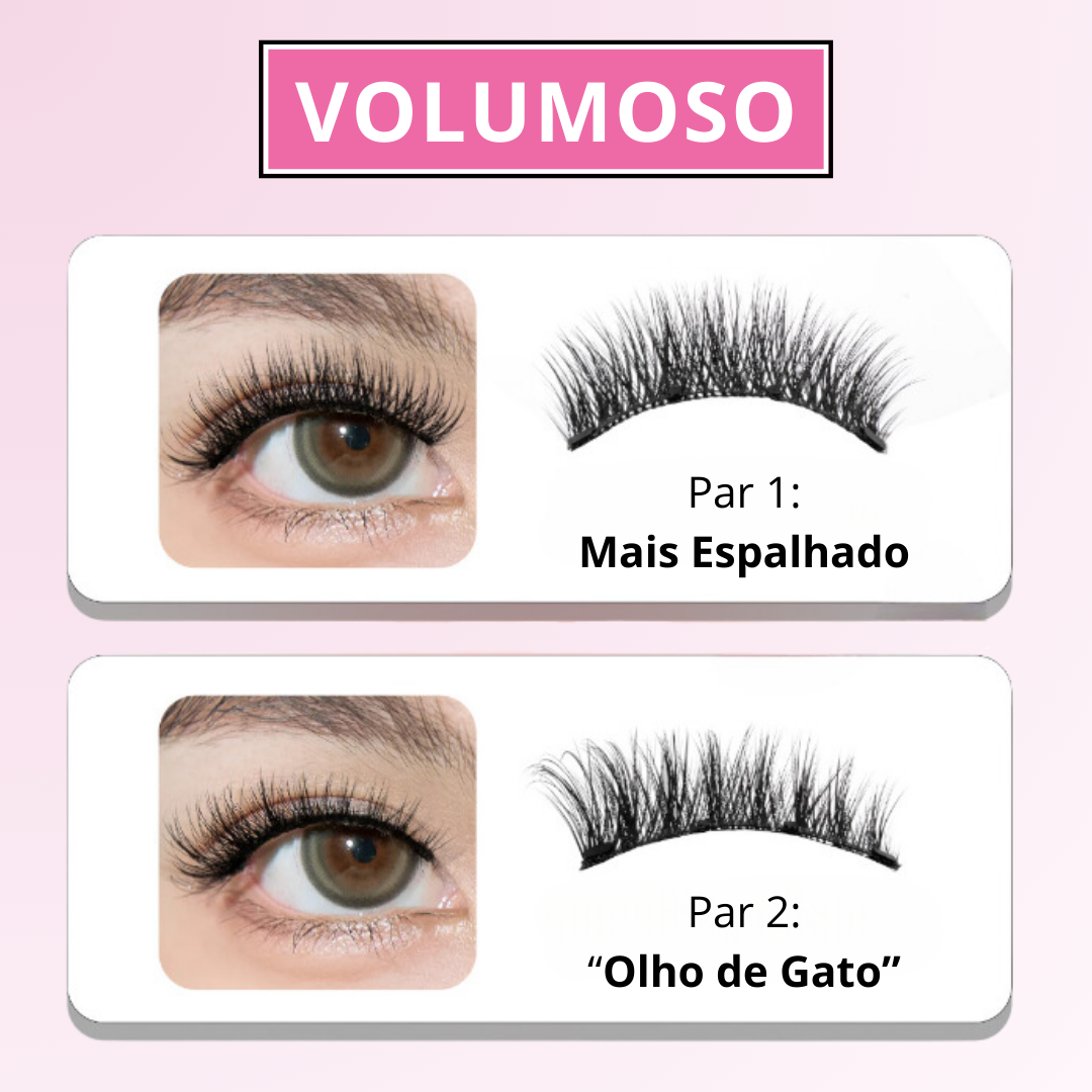 Aurea Lashes | Cílios Magnéticos (Com Aplicador Grátis)