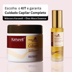 Máscara de Colágeno Karseell | Tratamento Capilar 500ml