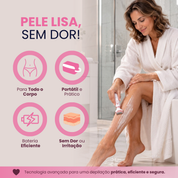 Depilador LisseCare™ 4 em 1 - Recarregável e À Prova D'Água