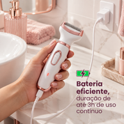 Depilador LisseCare™ 4 em 1 - Recarregável e À Prova D'Água