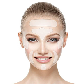 16 Pcs Adesivo Facial Anti-Rugas | Silicone Reutilizável