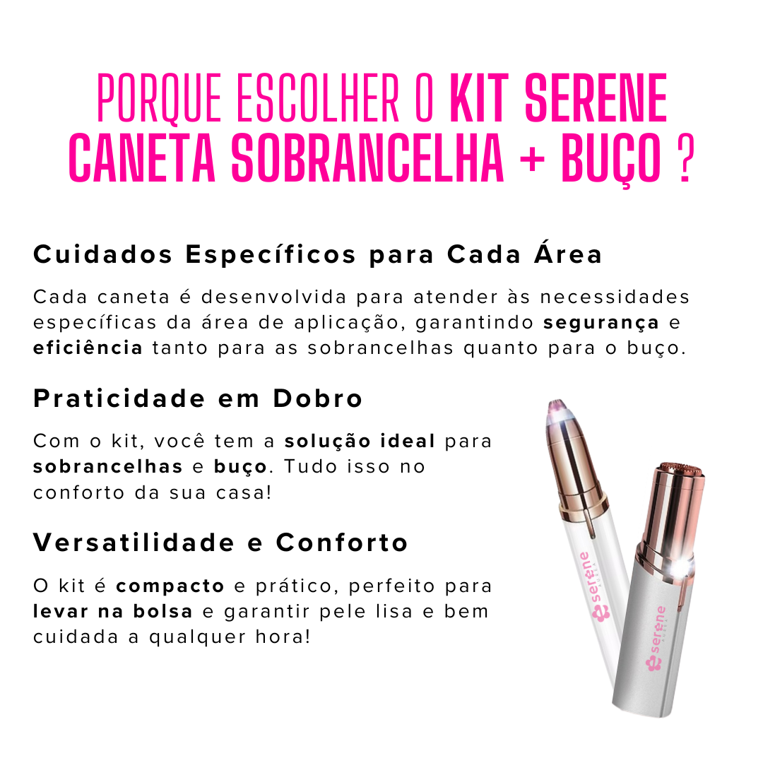 Caneta Depiladora Aurea | Sobrancelha e Buço